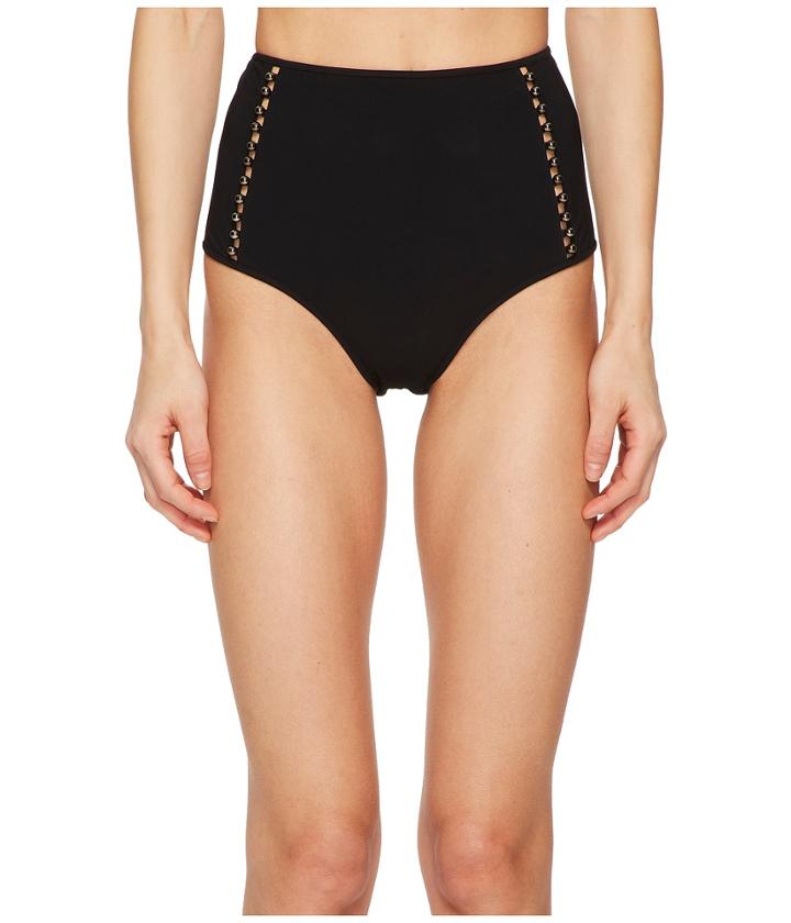 Jonathan Simkhai - Pearl Studded High-waisted Bikini Bottom