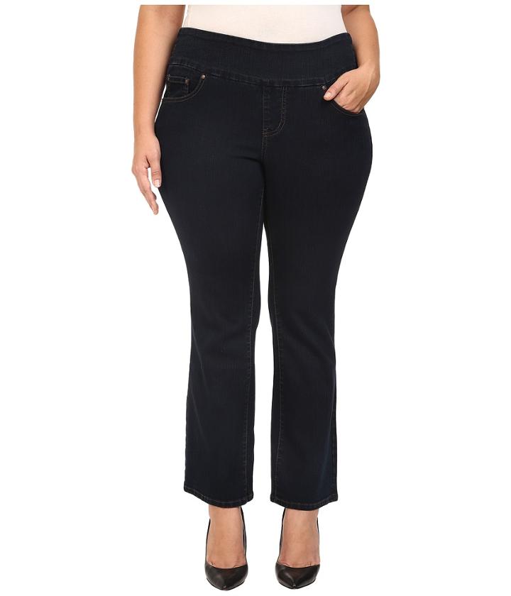 Jag Jeans Plus Size - Plus Size Petite Paley Pull-on Boot In After Midnight Comfort Denim