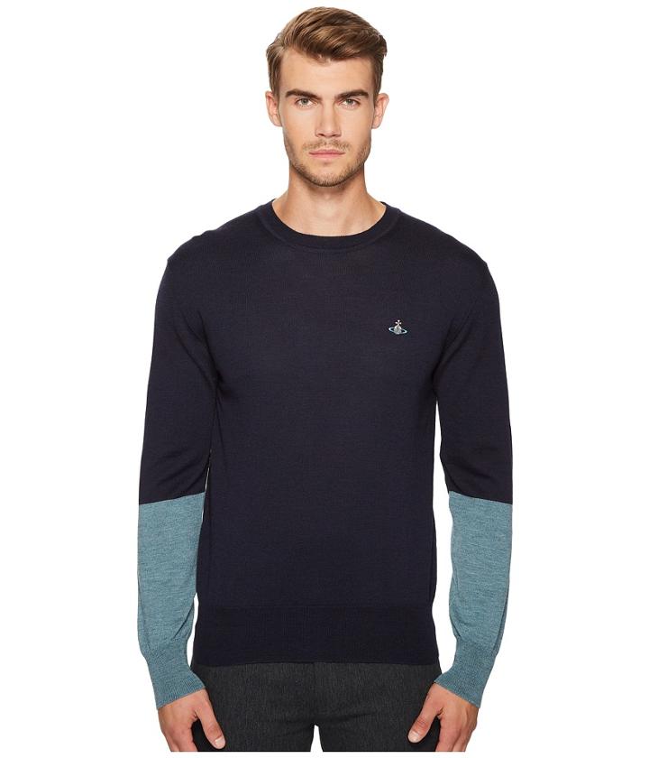 Vivienne Westwood - Color Block Crew Neck Sweater