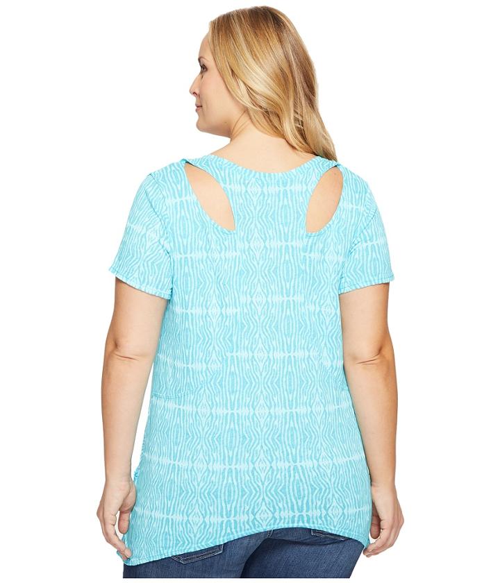 Extra Fresh By Fresh Produce - Plus Size Serengeti Twin Peaks Top