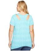 Extra Fresh By Fresh Produce - Plus Size Serengeti Twin Peaks Top
