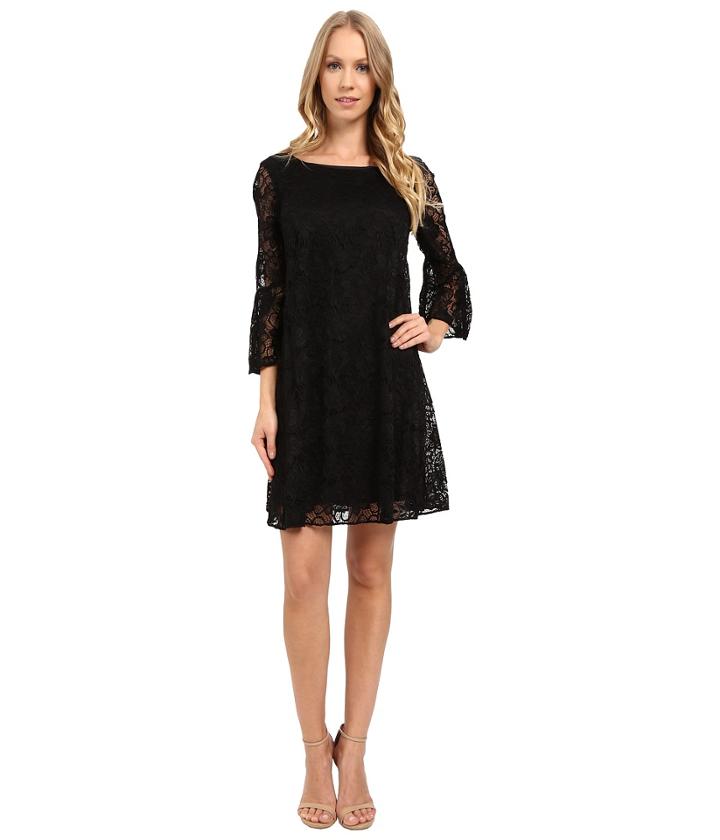 Badgley Mischka - Flare Bell Sleeve Dress