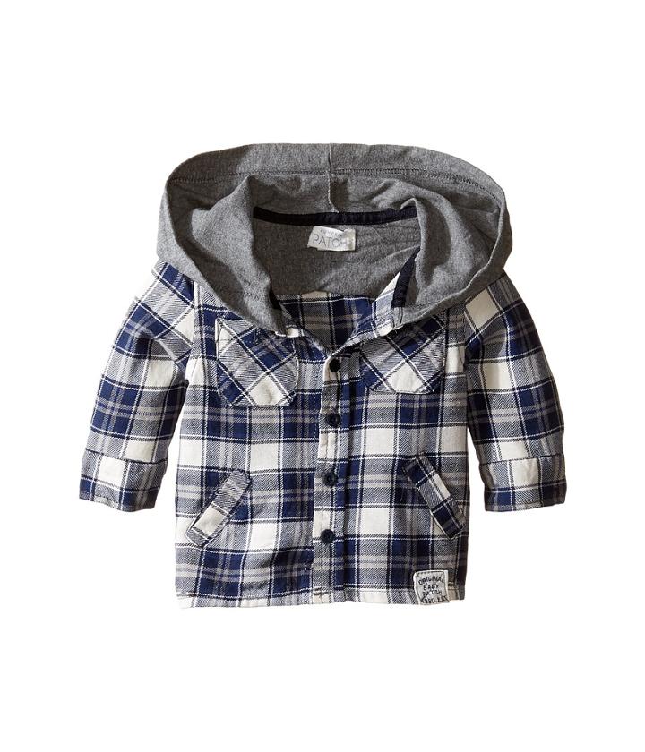 Pumpkin Patch Kids - Hooded Check Shirt