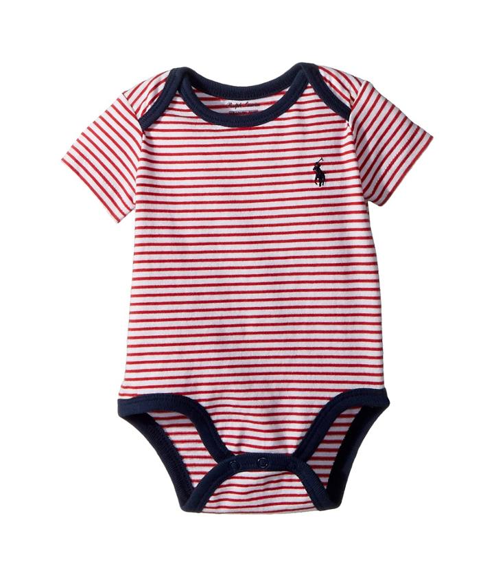 Ralph Lauren Baby - Striped Cotton Jersey Bodysuit