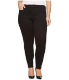 Nydj Plus Size - Plus Size Ami Skinny Legging Jeans In Super Sculpting Denim In Black