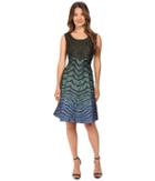 Alberta Ferretti - Sleeveless Zigzag Dress