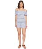 Splendid - Chambray All Day Off The Shoulder Romper Cover-up
