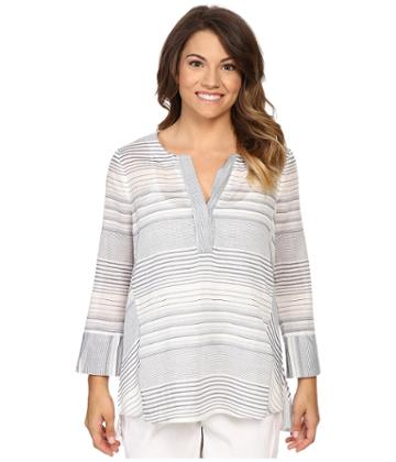 Nydj Petite - Petite Striped Tunic