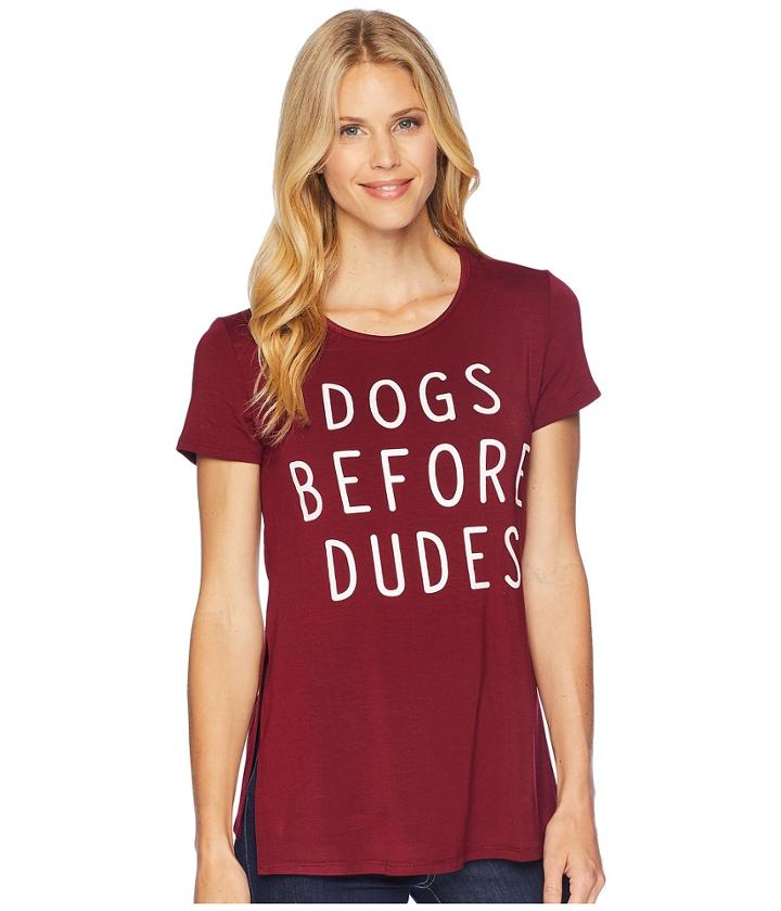 American Rose - Dogs Before Dudes Tee