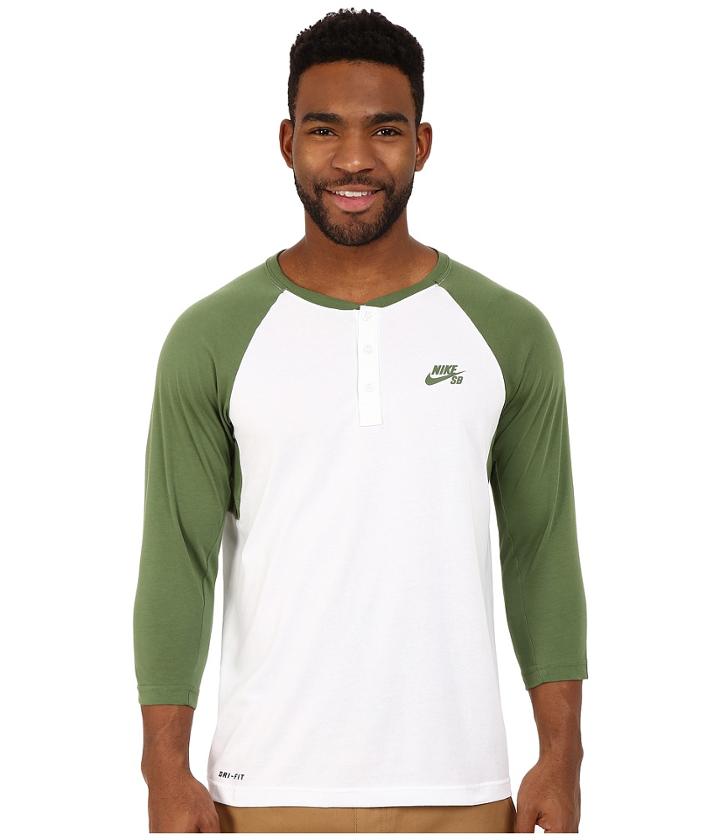 Nike Sb - Sb Dri-fit 3/4 Sleeve Henley Top