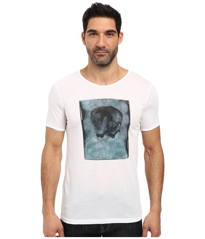 Hugo - Driple Short Sleeve Crew Artistic Graphic