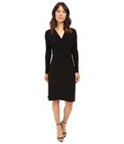 Kamalikulture By Norma Kamali - L/s Side Draped Dress