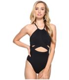 La Blanca - Island Goddess Hi-neck Cut-out One-piece