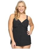 Miraclesuit - Plus Size Pin Point Roswell Tankini Top