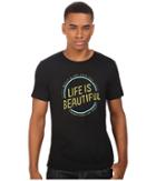 Life Is Beautiful - Circle Logo - Crew Neck Tee