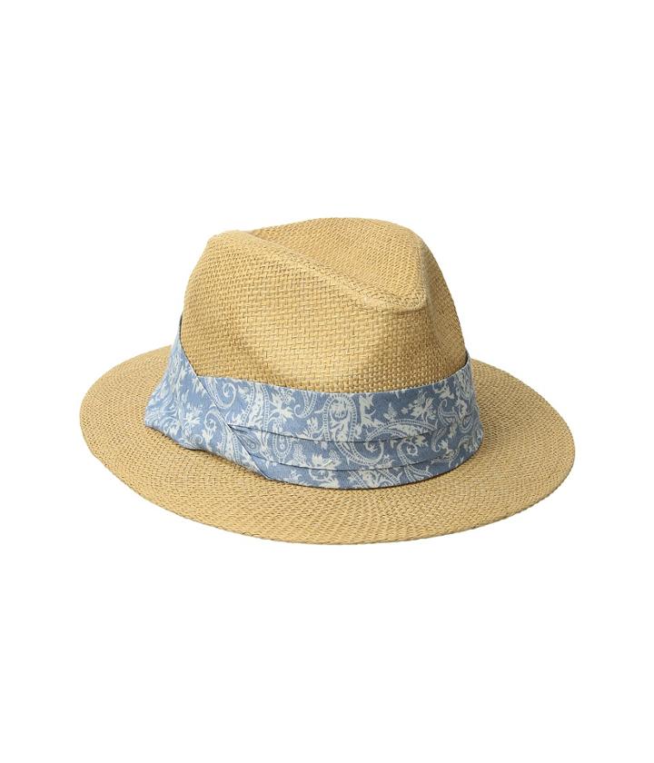 San Diego Hat Company Kids - Paper Fedora W/ Paisley Band