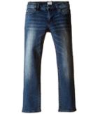 Armani Junior - Regular Fit Light Distressed Denim In Denim Indaco