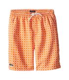 Toobydoo - Orange Dot White Lace Drawstring Swim Shorts