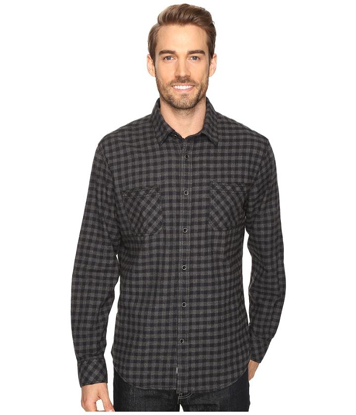 James Campbell - Long Sleeve Woven Bueno Check