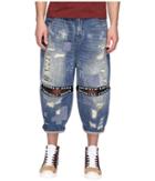 Mostly Heard Rarely Seen - Destroyed Ticker Feed Jeans