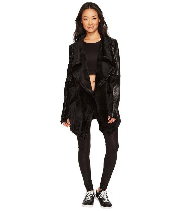 Blanc Noir - Drape Velour Jacket