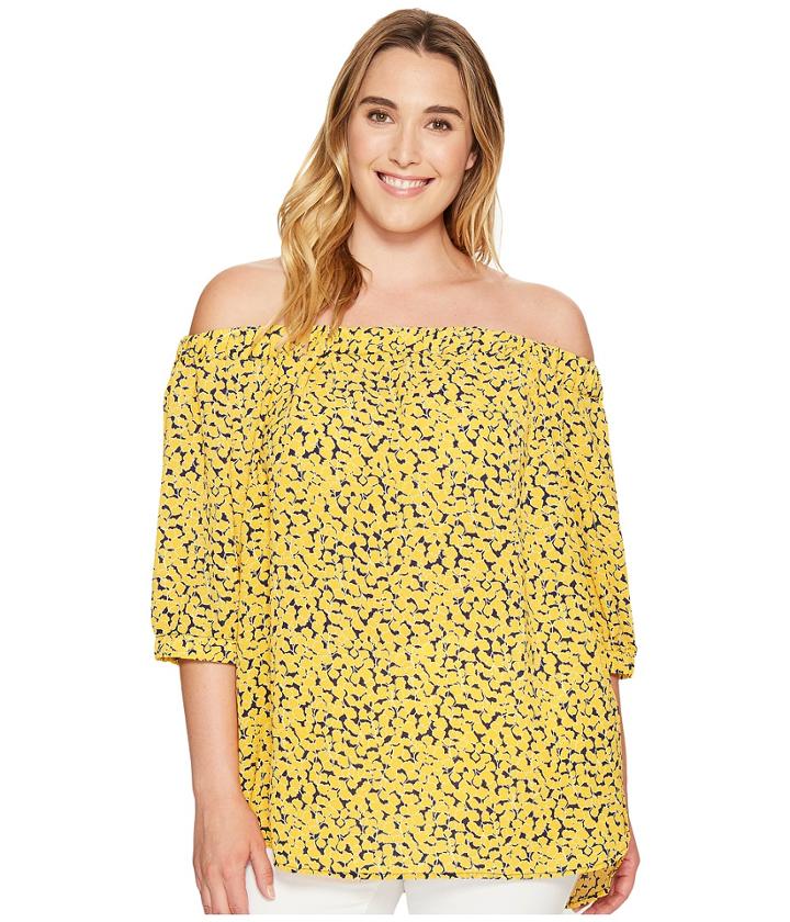 Michael Michael Kors - Plus Size Mini Finley Off Shoulder Top