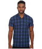 Scotch &amp; Soda - Short Sleeve Check Shirt With Double Neps Yarn
