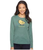 Life Is Good - Free Range Chick Long Sleeve Sweet Tee