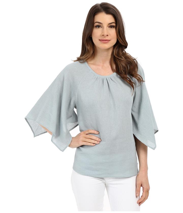 Bobeau - Corinna Wide Sleeve Blouse