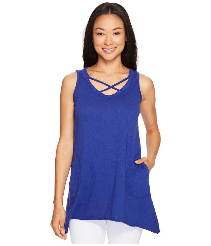 Allen Allen - Crisscross Angled Tunic