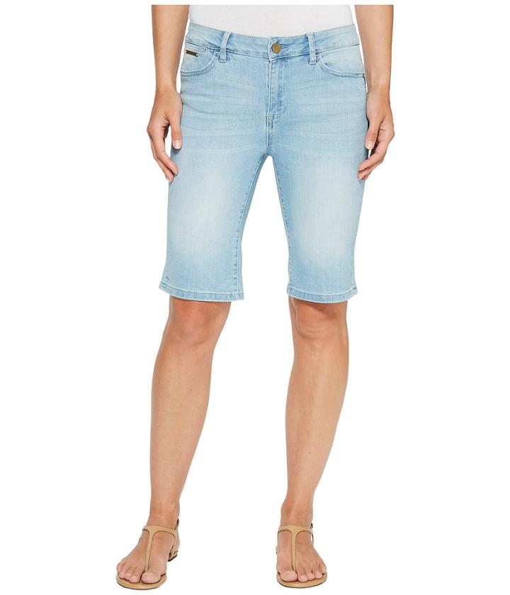 Ivanka Trump - Denim Bermuda Shorts In Antique Bleach