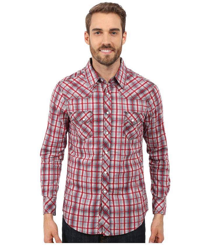 Rock And Roll Cowboy - Long Sleeve Snap B2s7283