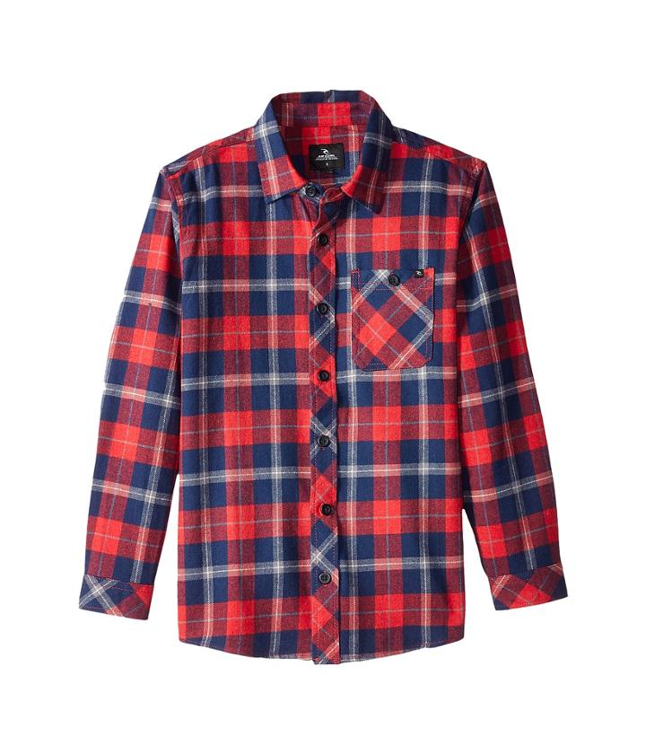 Rip Curl Kids - Teller Long Sleeve Flannel Shirt