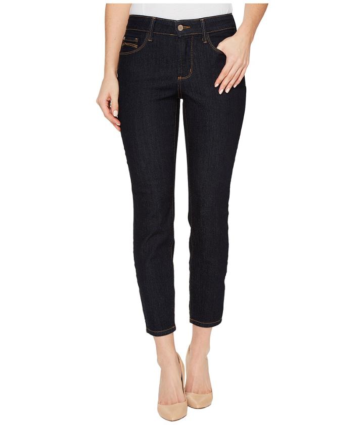 Nydj Petite - Petite Alina Skinny Ankle In Dark Enzyme