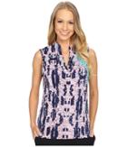 Jamie Sadock - Morning Star Print Crunchy Sleeveless Top