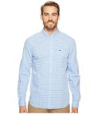 Lacoste - Long Sleeve Button Down With Pocket Gingham Poplin Regular
