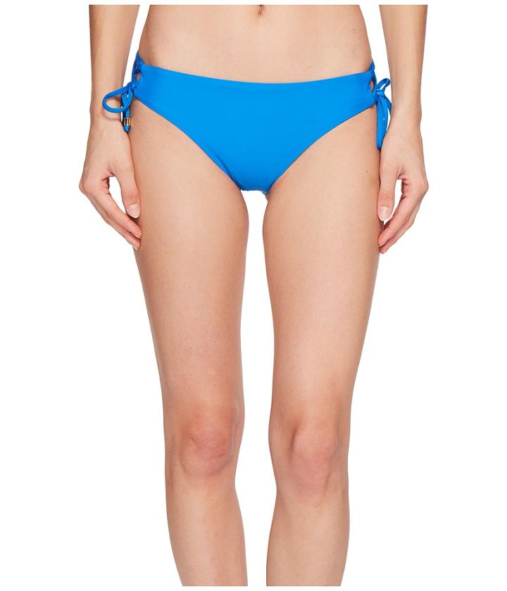 Ella Moss - Shiny Spice Lace-up Bikini Bottom
