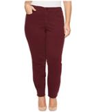 Nydj Plus Size - Plus Size Alina Legging Jeans In Deep Currant