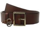 Michael Michael Kors - 44mm Veg Leather Belt With Centerbar Buckle And 7 Holes