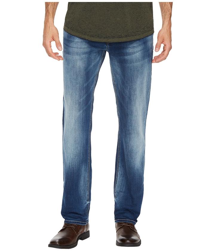 Buffalo David Bitton - Evan-x Slim Straight Leg Jeans In Veined And Whiskered