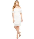 Laundry By Shelli Segal - Off The Shoulder Lace Dress