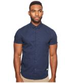 Scotch &amp; Soda - Classic Short Sleeve Shirt In Crispy Poplin Quality With Mini