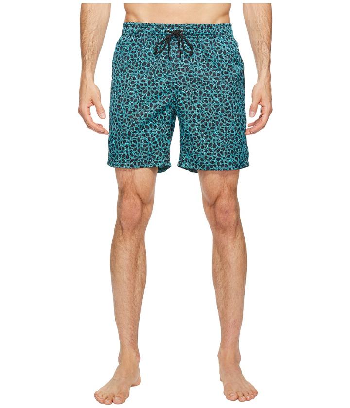 Mr. Swim - Floral Printed Dale Swim Trunk