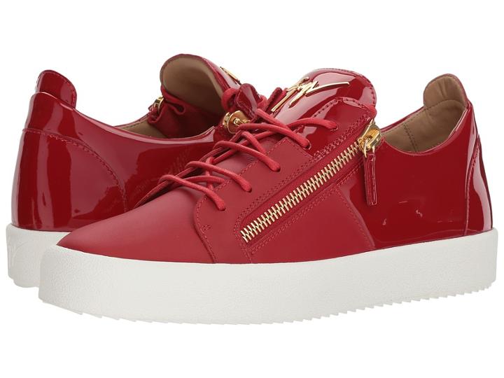 Giuseppe Zanotti - May London Nappa/patent Low Top Sneaker