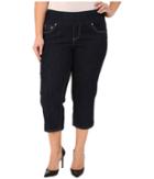 Jag Jeans Plus Size - Plus Size Echo Crop In Dark Shadow Comfort Denim