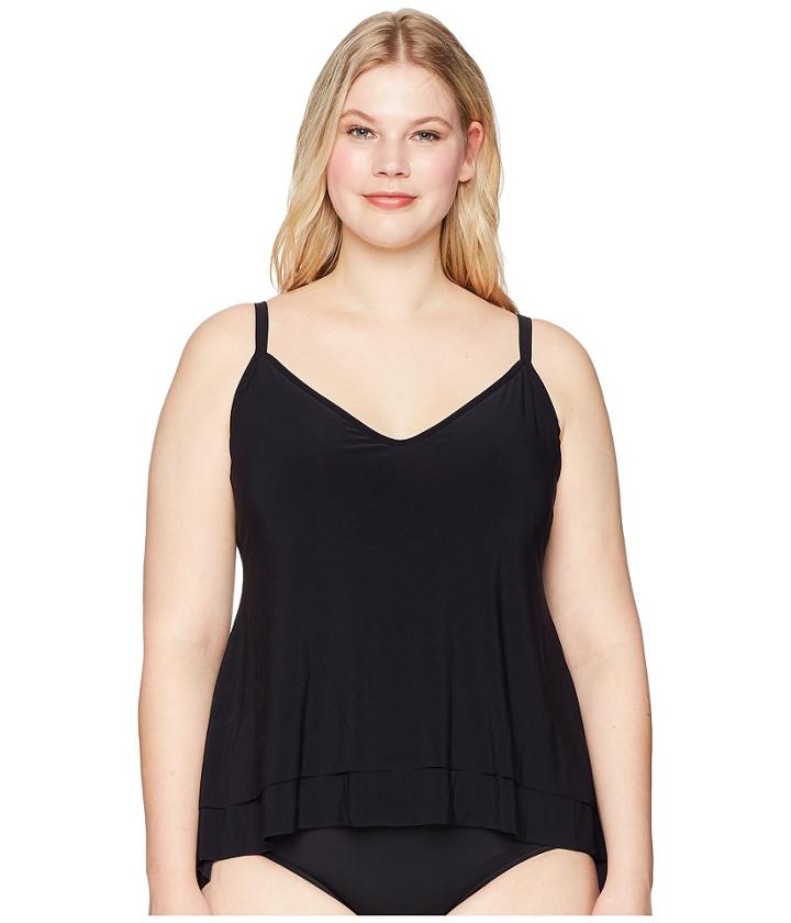 Magicsuit - Plus Size Solid Jolene Tankini Top