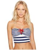 Lauren Ralph Lauren - Modern Marine V-wire Midkini Top W/ Removable Cups