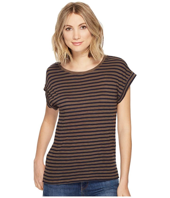 Splendid - French Stripe Roll-up Tee