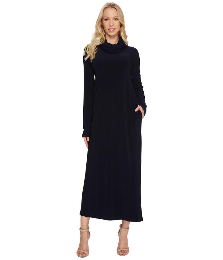 Kamalikulture By Norma Kamali - Oversized Turtleneck Midcalf Dress
