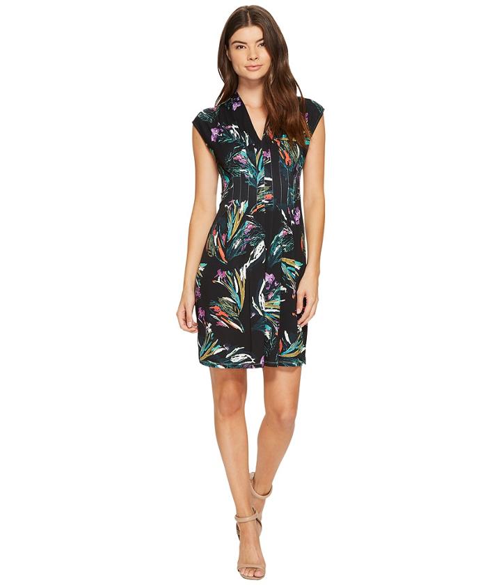 Catherine Catherine Malandrino - Sleeveless Inverted Pleat Dress